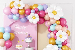The easy way to make a balloon arch for your party